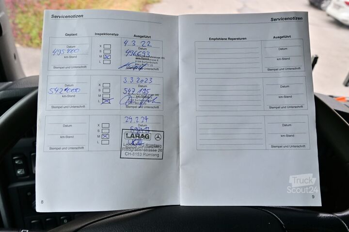 Plattewagen met zeil Scania R440 6x2 E6 mit AdBlue Retarder LBW ADR Lenkachs