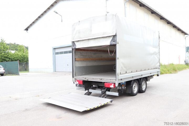 Otwarta przyczepa z plandeką  HRB GTP 3542  LBW Tandem Bordwände Durchladen
