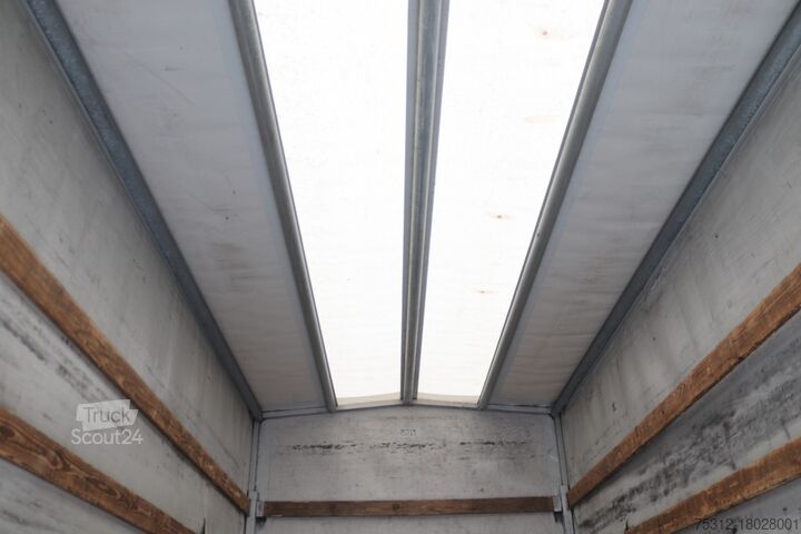 Otevřený přívěs s plachtou HRB GTP 3542 LBW Tandem Bordwände Durchladen