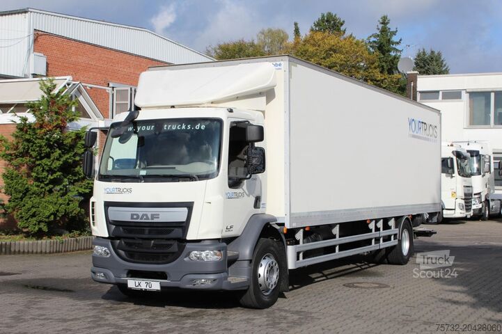 Φορτηγό κουτί (κουρμπαριστό) Daf LF  280 Koffer   Klima LDW Rolltor LBW  149Tkm