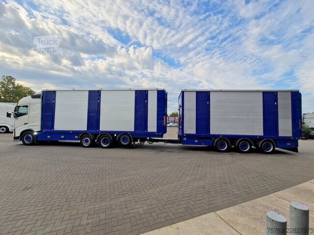 Превоз на едър рогат добитък Volvo FH 13.500 Globetrotter 8x2*6 - 3 deck livestock...