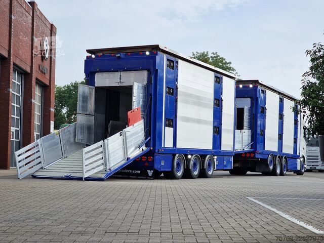 Превоз на едър рогат добитък Volvo FH 13.500 Globetrotter 8x2*6 - 3 deck livestock...