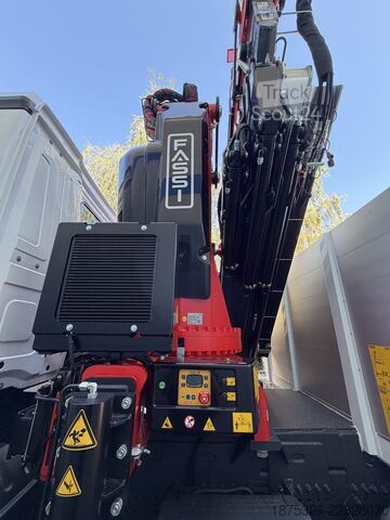 кран-манипулятор на шасси грузовика Mercedes-Benz Hiab Palfinger Fassi F485-6 JIB-4