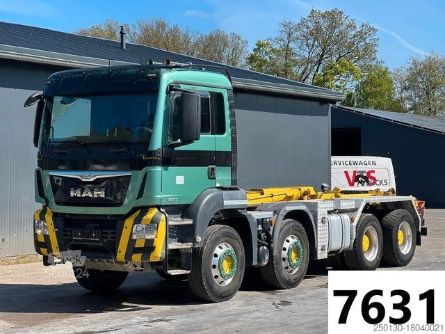 Ruloninė konteinerinė savivartis MAN TGS 35.400 8x4 HIAB-Abrollkipper