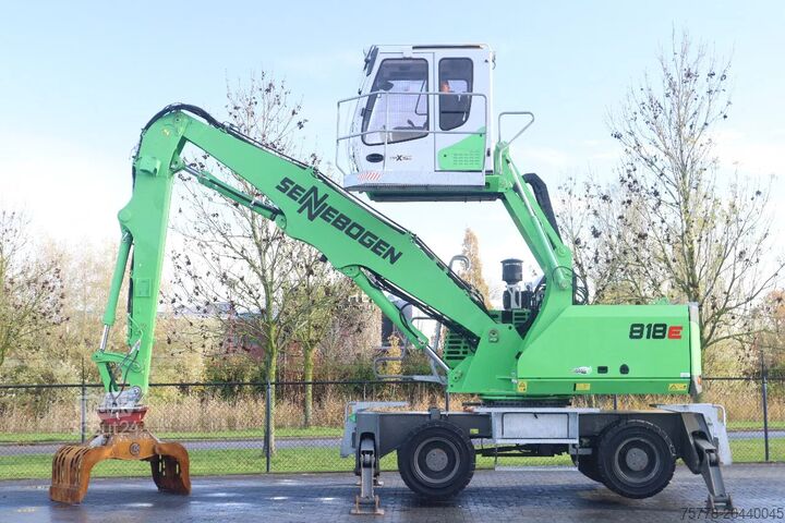 Machine de manutention de matériaux Sennebogen 818 E K9 ULM | SORTING GRAB | GOOD TIRES