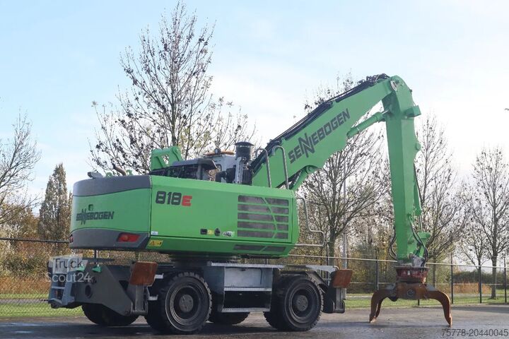 Machine de manutention de matériaux Sennebogen 818 E K9 ULM | SORTING GRAB | GOOD TIRES