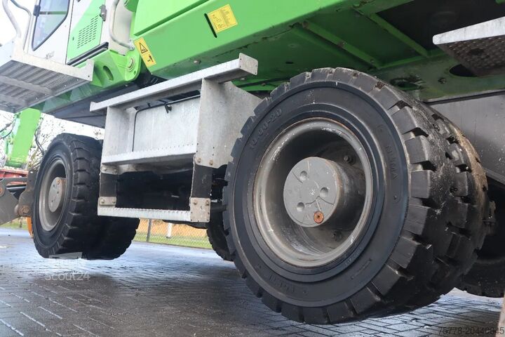 Machine de manutention de matériaux Sennebogen 818 E K9 ULM | SORTING GRAB | GOOD TIRES
