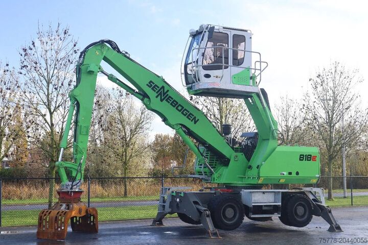 Excavadora de ruedas Sennebogen 818 E K9 ULM | SORTING GRAB | GOOD TIRES