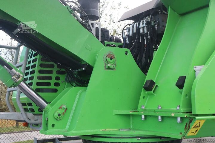 Excavadora de ruedas Sennebogen 818 E K9 ULM | SORTING GRAB | GOOD TIRES