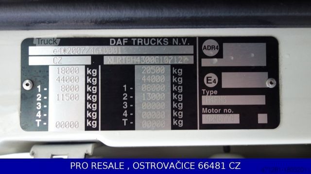 Стандартний тягач DAF XF 510 FT SSC EURO 6 - STANDKLIMA