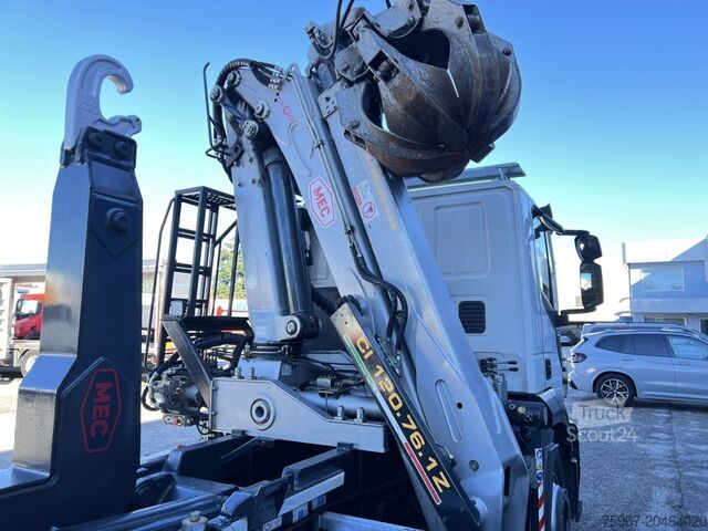 Abrollkipper mit Kran Iveco Stralis 480