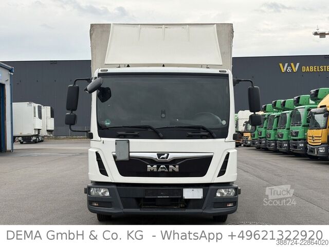 Samochód dostawczy z plandeką MAN TGL 8.180*E6c*Schalt*AHK*3-Sitze*Klima*TÜV*