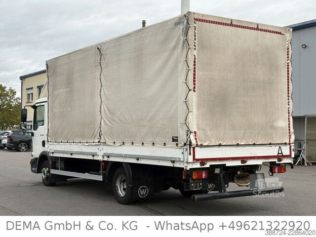 Samochód dostawczy z plandeką MAN TGL 8.180*E6c*Schalt*AHK*3-Sitze*Klima*TÜV*