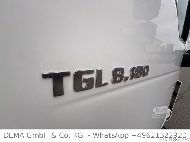 Samochód dostawczy z plandeką MAN TGL 8.180*E6c*Schalt*AHK*3-Sitze*Klima*TÜV*