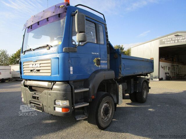 Savitvežis MAN TGA 18.310 BB 4x4 Allrad *Meiller+8-Gang+AHK*