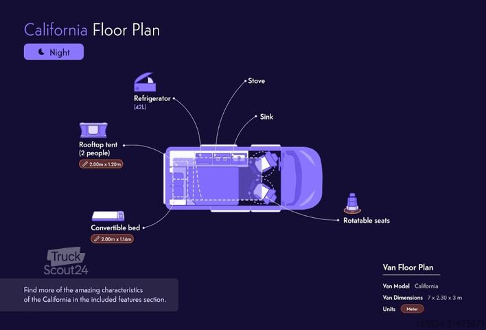 Rulotă/autocaravană Volkswagen California Coast 2.0 TDI 2022 | EURO 6| Professional Seller