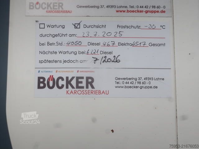 Hladilna polprikolica Schmitz Cargobull SKO 24 Doppelstock 2.700mm Vector HE19 2x PK