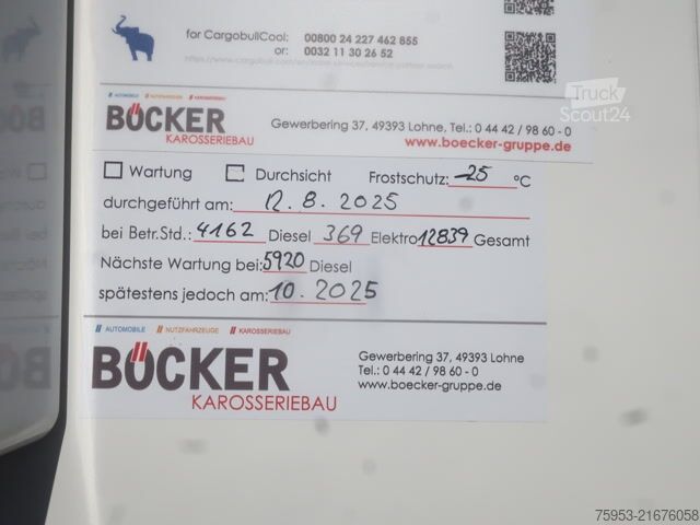 Hladilna polprikolica Schmitz Cargobull SKO 24 Doppelstock 2 x PK Carrier HE19 2.700 mm