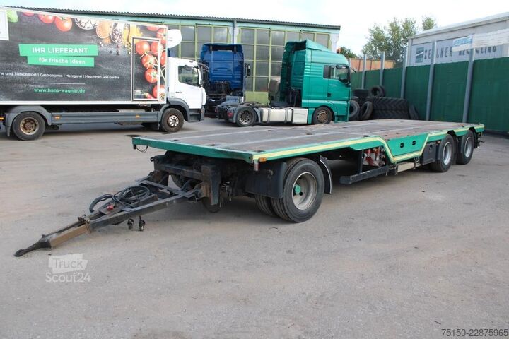 Низкорамный прицеп MEUSBURGER MPJ-3 - JUMBO Plattform RADMULDEN Nr.: 178