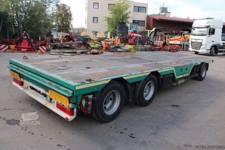 Низкорамный прицеп MEUSBURGER MPJ-3 - JUMBO Plattform RADMULDEN Nr.: 178