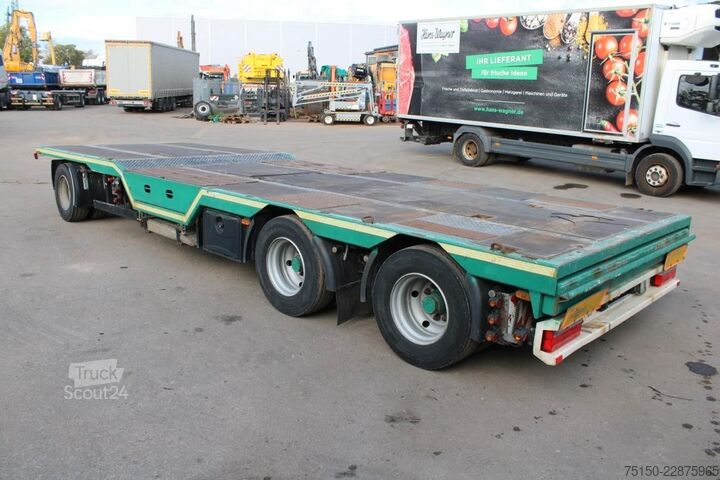 Низкорамный прицеп MEUSBURGER MPJ-3 - JUMBO Plattform RADMULDEN Nr.: 178
