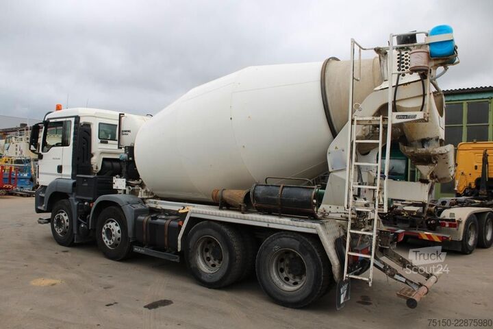 Автобетоносмеситель MAN TGS 32.420 8x4 BB - STETTER 9 m³ - Nr.: 903