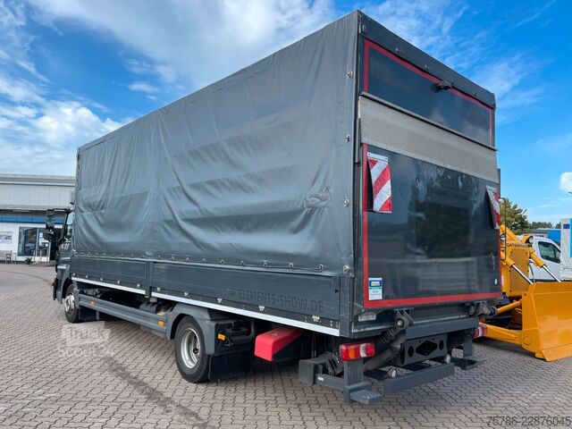 Aizkaru sānu furgons MERCEDES-BENZ Atego 818 BL/ 6.9m Pritsche/ Autom/ AC/ Standhzg