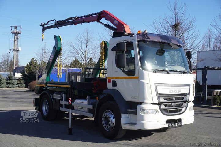 Portacontenedores DAF LF 18.310 E6 / Skip loader Fornal