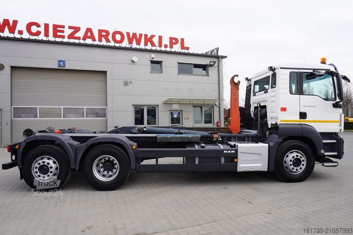 Camion cu cârlig MAN TGS 26.440 6x2 E6/ Dalby hooklift 21 t