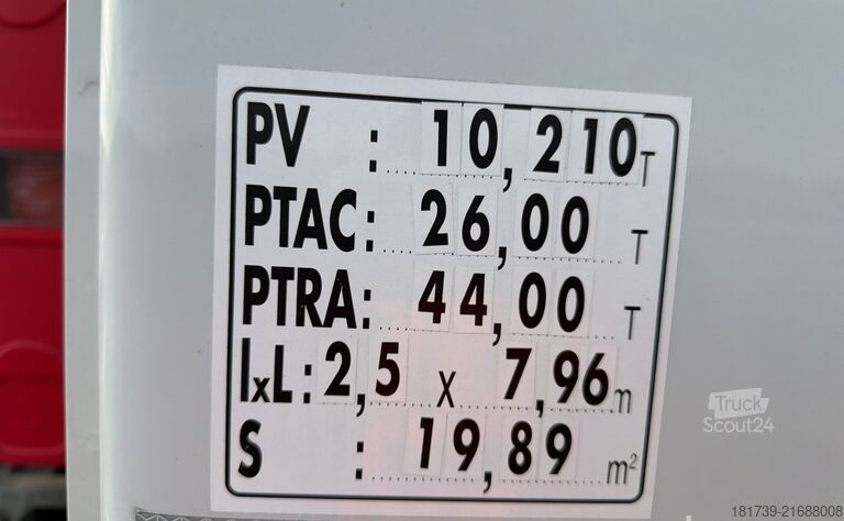 Dvižna kljuka Iveco Stralis 360 6x2 / 50 tho. km!! / Marell