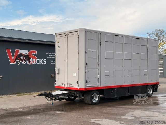 Arklių pervežimo priekaba MENKE-JANZEN 3.Stock mit Aggregat Tränke Durchladetüren