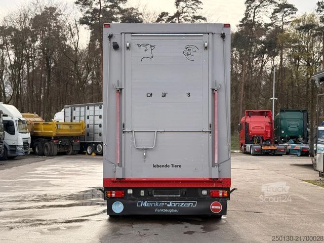 Arklių pervežimo priekaba MENKE-JANZEN 3.Stock mit Aggregat Tränke Durchladetüren