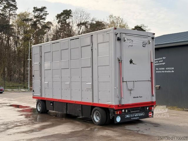 Arklių pervežimo priekaba MENKE-JANZEN 3.Stock mit Aggregat Tränke Durchladetüren
