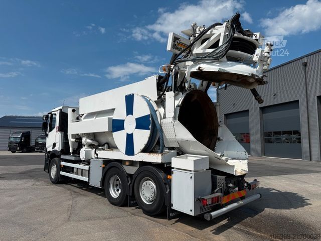 Vakuumtankbil RENAULT T430 DTI 6x2 Hvidtved Larsen SLP 10.5 ADR