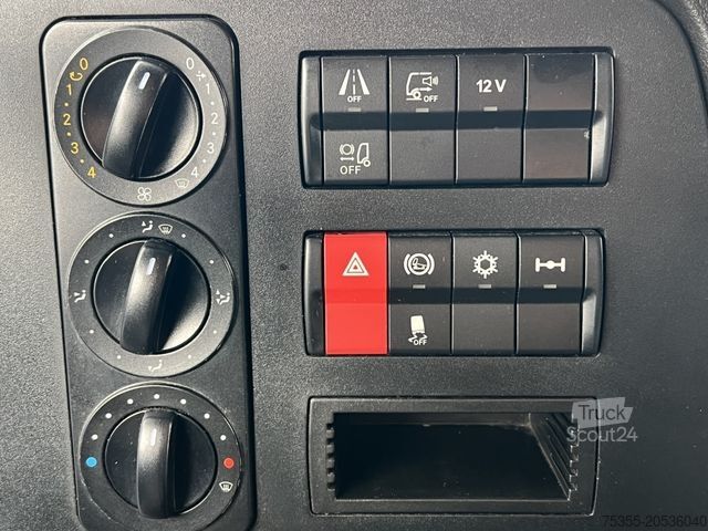 Camion cu platformă și prelată MERCEDES-BENZ Atego 1230 Klima ACC Schlafkabine 7,2m P+P LBW