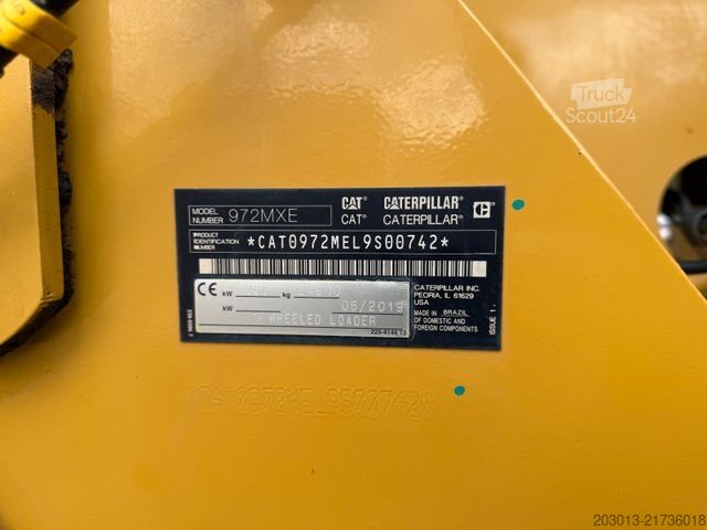 Utovarivač na točkovima CATERPILLAR 972MXE Radlader mit Schaufel 24,9 Tonnen *9096 h