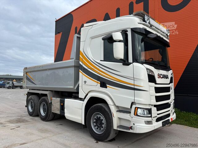 Savivartis Scania R 650 6x4 FULL STEEL / RETARDER / BOX L=4536 mm