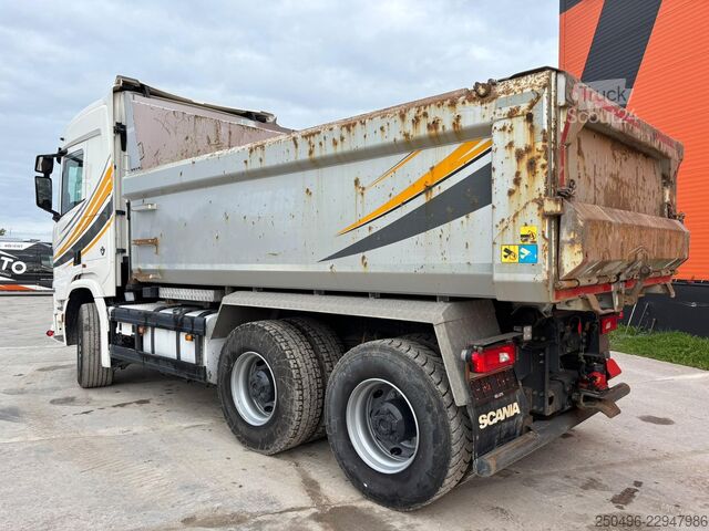 Savivartis Scania R 650 6x4 FULL STEEL / RETARDER / BOX L=4536 mm