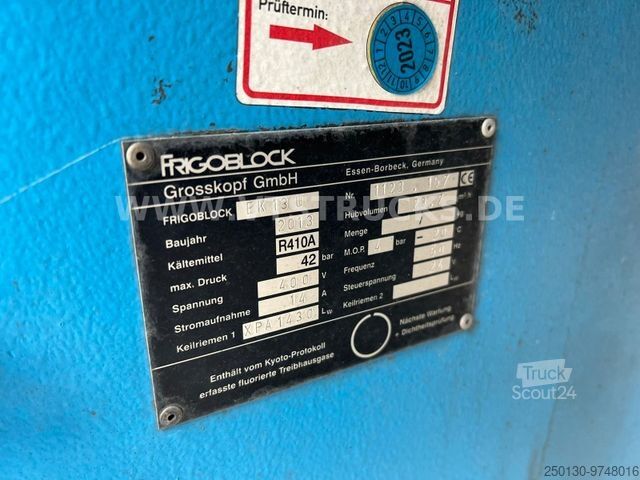 Kylsläp ACKERMANN-FRUEHAUF Z-VA-F18/17.7E Tandem Kühlkoffer Frigoblock