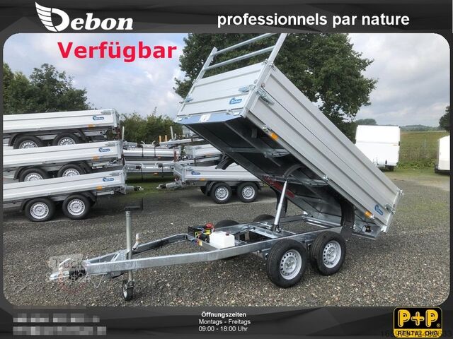Cheval Liberté Debon PW1.2 Lux Rückwärtskipper 306 x 155 x 30 cm 2000kg Bordwandaufsatz