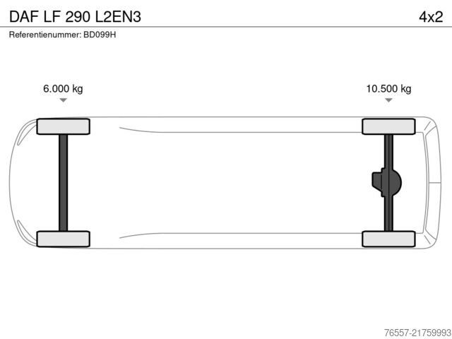 Matkalaukku DAF LF 290 L2EN3