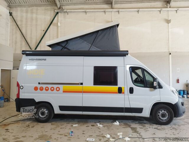 Campingvogn Fiat Ducato Weinsberg Carabus 2023 | Manual | Techo elevable