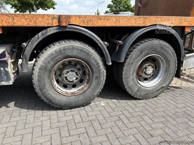 Platform trailer Renault Kerax 380 6x4 Full Steel / Hiab 166B-3 / Remote...