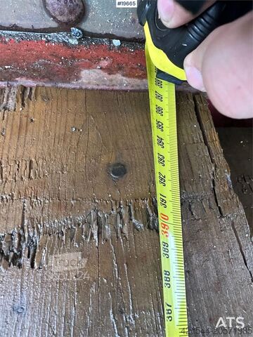 Низкорамный прицеп Broshuis 3 AUD-44. Broshuis 3 AUD-44 lowbed trailer.