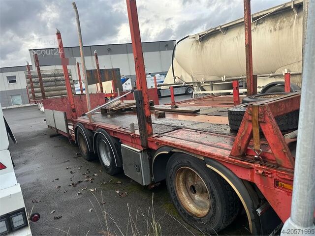 Low loader Vang DC 111 Ts 3 axle well trailer
