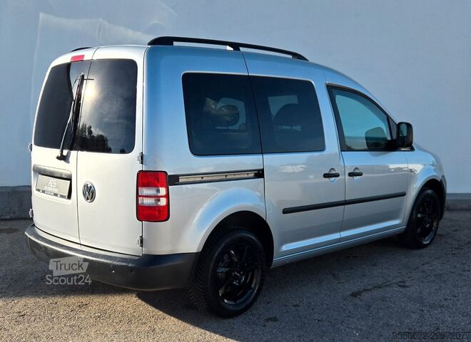 Umpikorja-auto VW Caddy Kasten/Kombi Sortimo/Klima/Navi/PDC