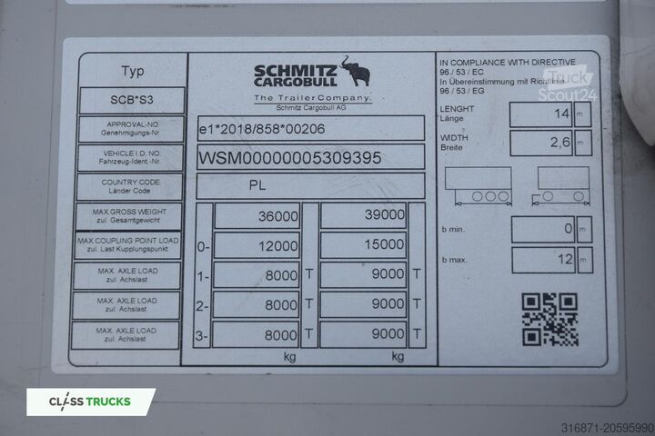 Semiremorcă frigorifică SCHMITZ CARGOBULL SKO FP 45 ThermoKing SLXi 300