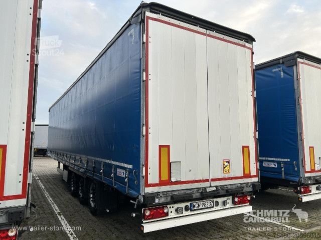 Open semitrailer with tarp Schmitz Cargobull Schiebeplane Mega