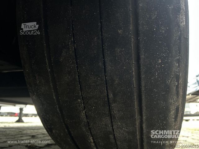 Brandalı açık yarı römork Schmitz Cargobull Schiebeplane Mega