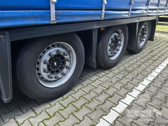 Auflieger mit Pritsche & Plane Schmitz Cargobull Schiebeplane Mega